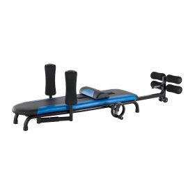 Inversion Table, 350 lbs Capacity Heavy Duty Back Inverter Stretcher, Inverted Table with Stable Structure, Adjustable Armrests