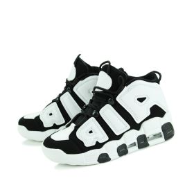 Men and women with the same fashion sneakers couple high top thick sole basketball shoes 36-45 (Color: Black white, size: 36)