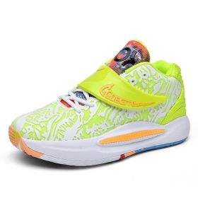 JJtiger  New high quality winter basketball shoes for men and women(36-45 Optional) (Color: Green, size: 38)