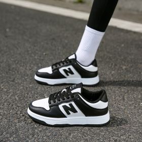 New men and women couples casual sneakers Fashion trend men's casual sneakers (Color: Black, size: 39)