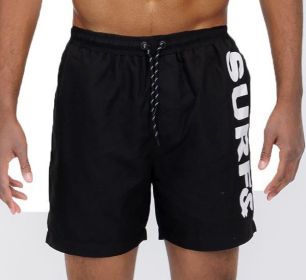 Surf&Beach Swim Shorts (Color: Black, size: XL)